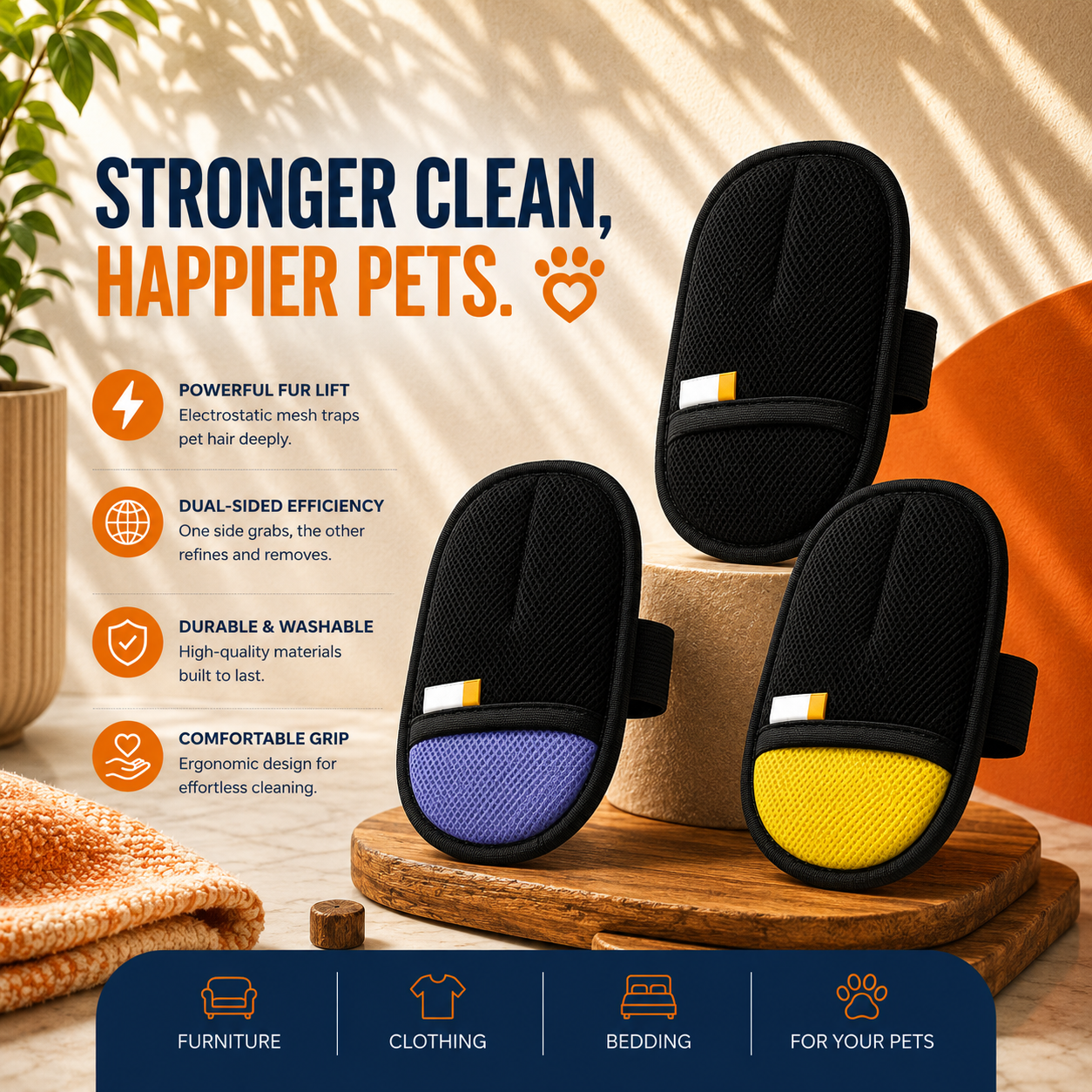 ZumPets – Reusable & Eco-Friendly Anti Hair Glove
