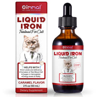 ZumPets Liquid Iron Supplement for Cats — Caramel Flavor