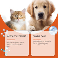 ZumPets Gentle Foaming Cleanser With Silicone Brush For Dogs Cats
