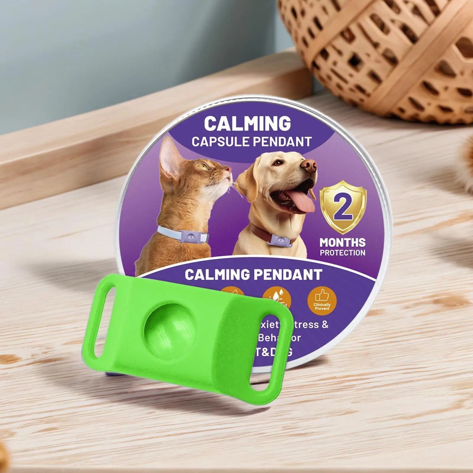 ZumPets Calming Collar Silicone Waterproof Calm Collar Flexible Diffuser Soother